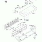 Mule 4010 4x4 (KAF620-MEF) Сидение