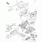 Mule 610 4x4 XC SE (KAF400-FEF) Guards  /  cab frame
