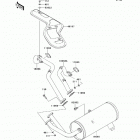 Mule 4010 Trans4x4 (KAF620-REFA) Глушитель