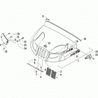 PROWLER 500 HDX RED Hood and headlight assembly