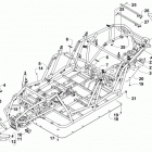 WILDCAT 4X BLUE Frame, headlights, and related parts