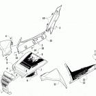 WILDCAT ORANGE Front and side panel assemblies