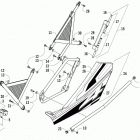 WILDCAT 4 LTD ORANGE Rear door assembly
