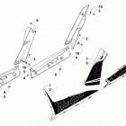 WILDCAT 4X LTD RED Side panel assembly