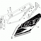WILDCAT 4X LTD RED Rear door assembly