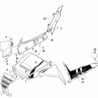 WILDCAT X BLUE Front and side panel assemblies