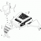 WILDCAT 4X LTD RED Front panel assembly