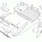 WILDCAT 4 LTD ORANGE Cargo box and taillight assembly