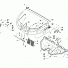 PROWLER 500 HDX XT RED Hood and headlight assembly
