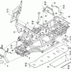 PROWLER 500 HDX LTD RED Рама ,баипера и защита