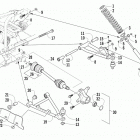 PROWLER 700 XTX BLUE Передняя подвеска