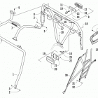 Prowler 700 HDX Rops and taillight assembly