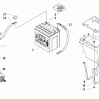 Prowler 1000 XTZ Battery and starter motor assembly