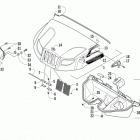 Prowler 700 HDX Hood and headlight assembly