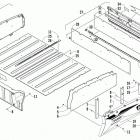 Prowler 700 HDX Cargo box and tailgate assembly