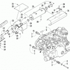 Prowler XTZ Двигатель и глушитель