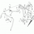 Prowler XTX Rops and taillight assembly