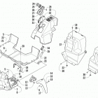 Prowler XT Console and floor panel assembly