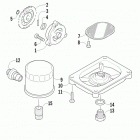 Prowler XT Oil filter  /  pump assembly