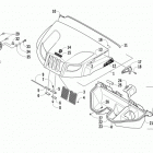 Prowler HDX Hood and headlight assembly (1pusn  /  1posn  /  1puss  ...
