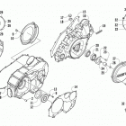 Prowler XT Clutch  /  v-belt  /  magneto cover assembly