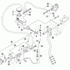 Prowler XTX Front brake assembly