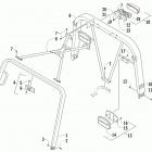 Prowler XTZ ver 2 Canopy and taillight assembly