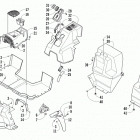 Prowler XTZ ver 2 Console and floor panel assembly