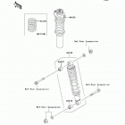 Mule 3010 Trans4x4 Diesel (KAF950-E8F) Амортизатор