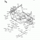 Teryx 750 4X4 LE (KRF750-C8F) Крепление двигателя