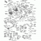 Teryx 750 4X4 (KRF750-B8F) Рама ,крепежные детали