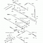 Mule 3010 Diesel 4X4 (KAF950-D8F) Тросы управления