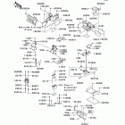 Teryx 750 4X4 NRA Outdoors (KRF750-F8F) Детали рамы (зад.)