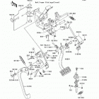 Teryx 750 4X4 LE (KRF750-C8F) Педаль и рычаг тормоза