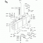 Mule 3010 Trans4x4 Diesel (KAF950-E8F) Топливный бак