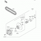 Mule 3000 (KAF620-G8F) Вариатор