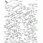 Mule 3010 4X4 (KAF620-E7F) Рама ,крепежные детали