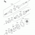 Mule 3010 4X4 (KAF620-E7F) Карданный вал - задний