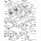 Teryx 750 4X4 (KRF750-A8F) Рама ,крепежные детали