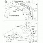 Mule 3010 Trans4x4 Diesel (KAF950-E8F) Переднее крыло(ья)