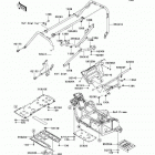 Teryx 750 4X4 NRA Outdoors (KRF750-F8F) Защитные дуги  / рама кабины