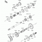 Mule 3010 Diesel 4X4 (KAF950-D8F) Трансмиссия
