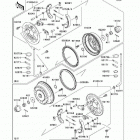 Mule 3010 4X4 (KAF620-E7F) Передние тормоза