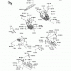 Teryx 750 4X4 LE (KRF750-C8F) Детали рамы (фронт)