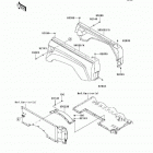 Teryx 750 4X4 LE (KRF750-C8F) Заднее крыло