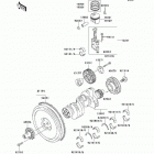 Mule 3010 Trans4x4 Diesel (KAF950-E8F) Коленвал и поршни