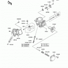 Teryx 750 4X4 LE (KRF750-C8F) Карбюратор в разборе