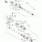 Mule 3010 Diesel 4X4 (KAF950-D8F) Кардан