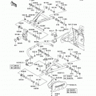 Teryx 750 4X4 LE (KRF750-C8F) Задняя подвеска