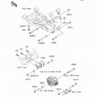 Mule 3010 Trans4x4 Diesel (KAF950-E8F) Крепление двигателя
